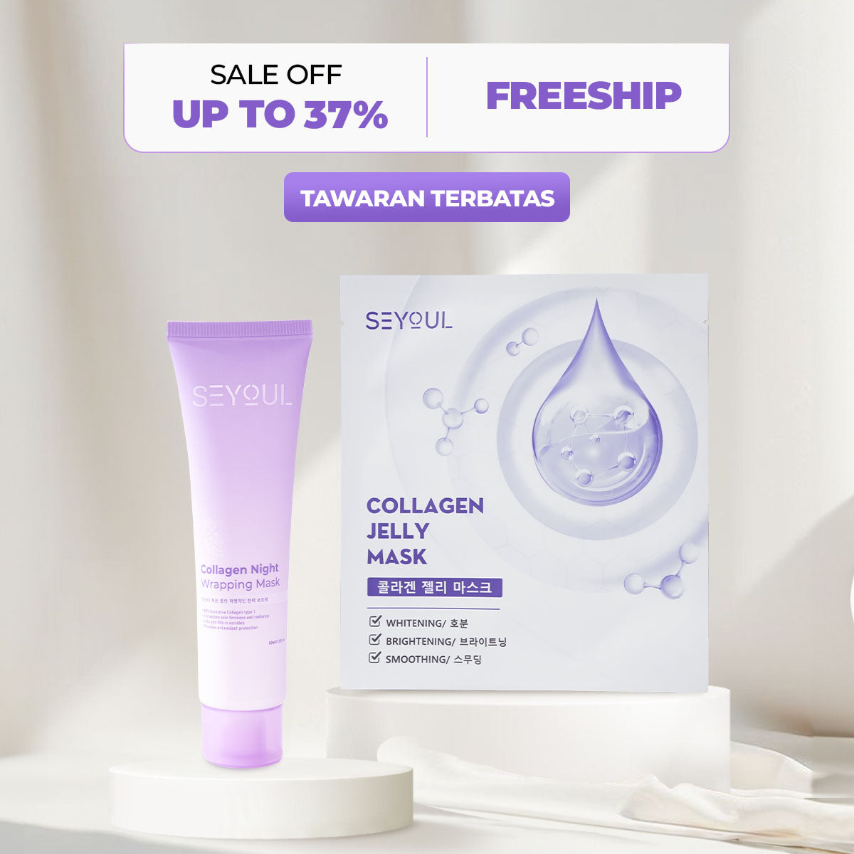 Paket Dual Collagen Mask